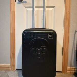 NWOT Star Wars Darth Vader Embossed Hardside 22" Expandable Carry On luggage